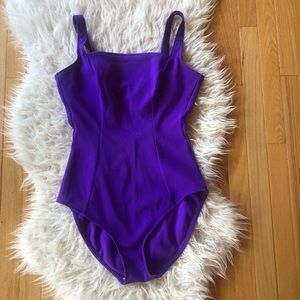 Vintage Lands’ End Ribbed Square Neck Swimsuit 14